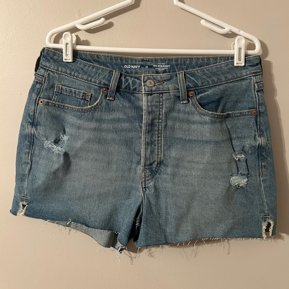 Never Worn Distressed Jean Shorts